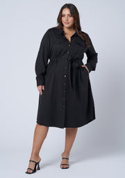 Behind Barz Shirt Dress