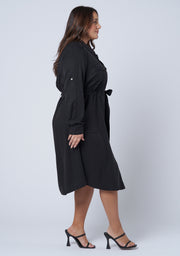 Behind Barz Shirt Dress