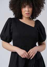 Miley Asymmetric Midi Dress