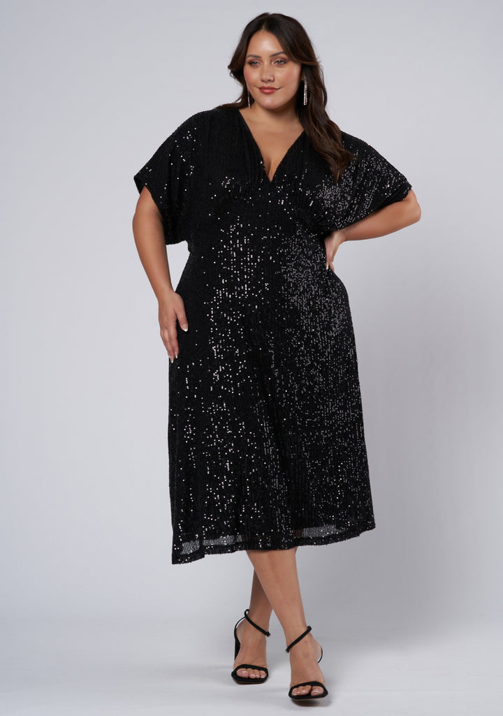 Buy Want you Sequin Midi Dress by PINK DUSK online - Curve Project Buy Want you Sequin Midi Dress by PINK DUSK online - Curve Project