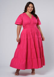 Abby Linen Maxi Dress