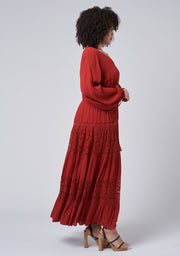 Free Lace Maxi Dress