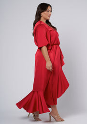 Smouldering Wrap Maxi Dress