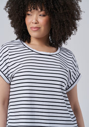 Lauren Longline Stripe Tee