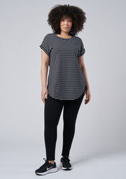 Lauren Longline Stripe Tee