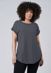 Lauren Longline Stripe Tee
