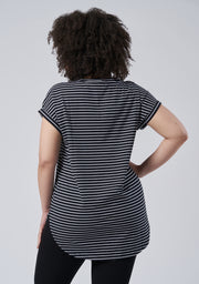 Lauren Longline Stripe Tee