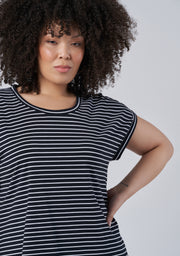 Lauren Longline Stripe Tee