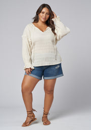 Paros Textured Blouse
