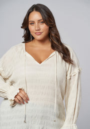 Paros Textured Blouse