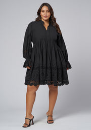 Heartless Broderie Mini Dress
