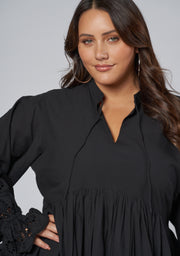 Heartless Broderie Mini Dress