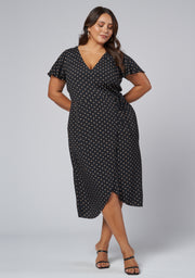 Irene Wrap Midi Dress