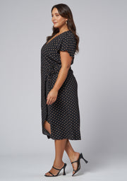 Irene Wrap Midi Dress