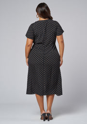 Irene Wrap Midi Dress