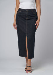 Hype Denim Maxi Skirt