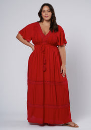 Floating Clouds Maxi Dress