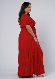 Floating Clouds Maxi Dress
