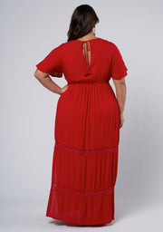 Floating Clouds Maxi Dress