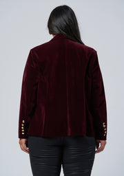 Take A Vow Velvet Blazer