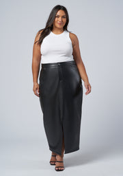 Uppercut Zip Midi Skirt