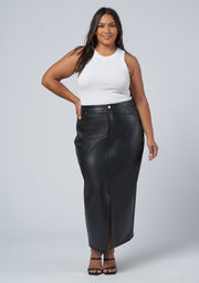 Uppercut Zip Midi Skirt