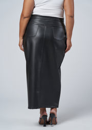 Uppercut Zip Midi Skirt
