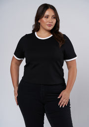 Luxe Contrast Tee