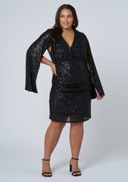 One Time Sequin Mini Dress