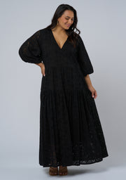 Katrina Broderie Maxi Dress