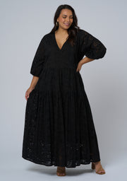 Katrina Broderie Maxi Dress