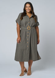 Quinn Stripe Shirt Dress