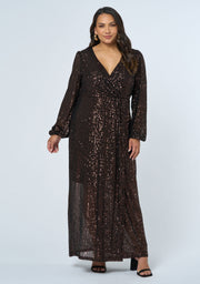 All I Want Sequin Maxi Dress