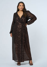 All I Want Sequin Maxi Dress