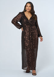 All I Want Sequin Maxi Dress