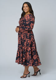 Lauren Asymmetric Midi Dress