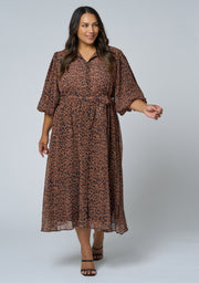 Wild Instincts Midi Dress