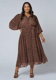 Wild Instincts Midi Dress