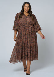 Wild Instincts Midi Dress