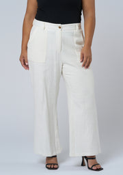 Lila Linen Wide Leg Pant