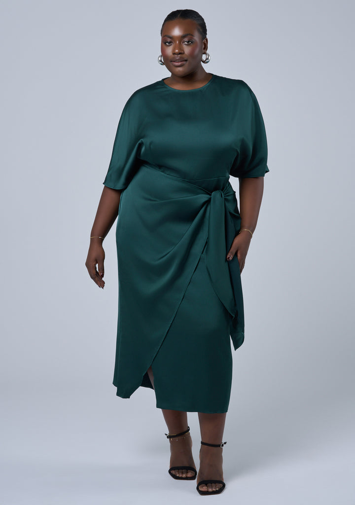 ahead of the curve satin cut out midi dress ahead of the curve satin cut out midi dress Harper Cut-Out Bow Back Maxi Dress