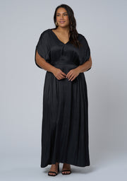 Aphrodite Satin Maxi Dress