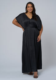 Aphrodite Satin Maxi Dress
