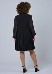 Feverish Nights Tuxedo Mini Dress