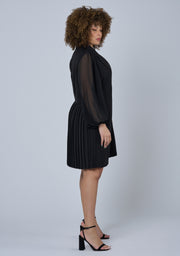 Feverish Nights Tuxedo Mini Dress