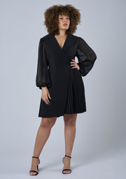 Feverish Nights Tuxedo Mini Dress