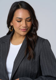 Hartley Pinstripe Blazer