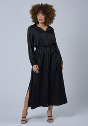 Lesley Satin Maxi Dress