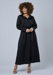 Lesley Satin Maxi Dress