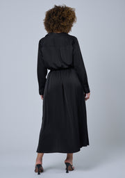 Lesley Satin Maxi Dress